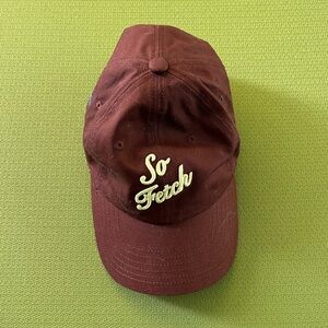 *SOLD*  The Cuddle Collab by Target “So Fetch” Brown Baseball Hat